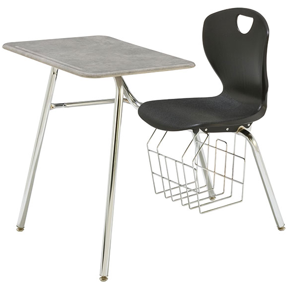 3600 Series Ovation Combo School Desk with Laminate Top