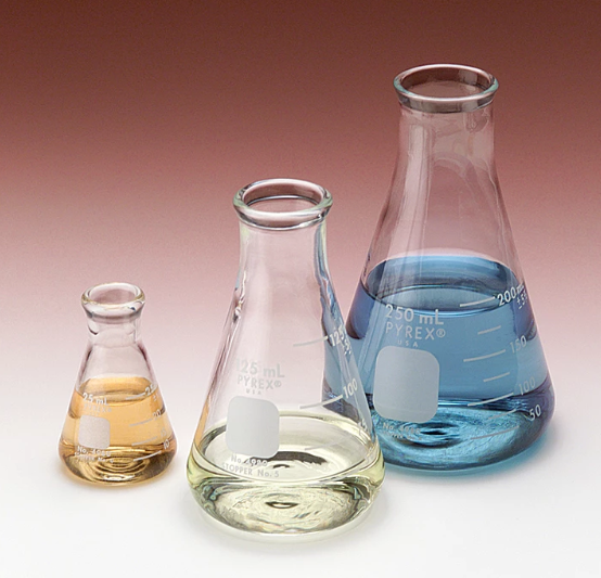 Erlenmeyer Flask, Borosilicate Glass 50 mL Pkg. of 12
