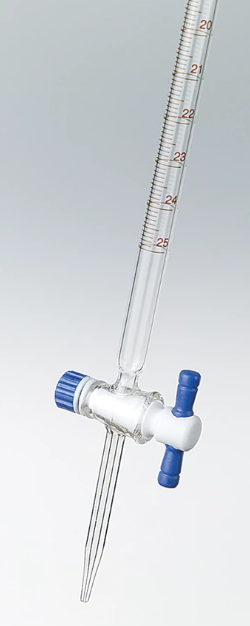 Buret, Flint Glass, with PTFE Stopcock, 100-mL pkg. of 4