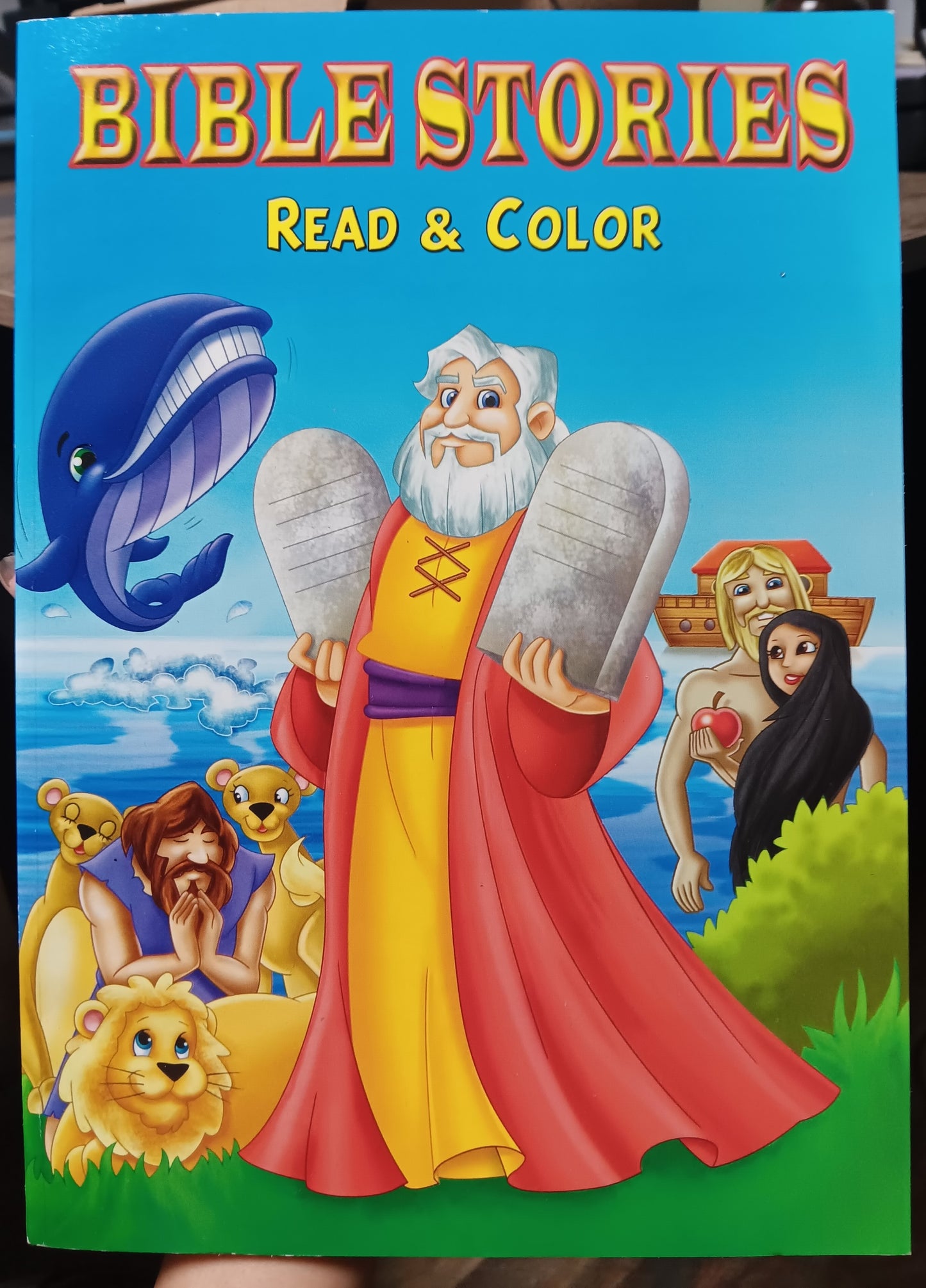 BIBLE STORIES READ AND COLOR - MOSES