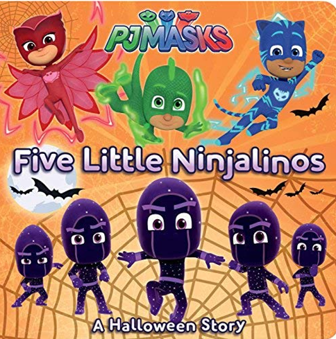 FIVE LITTLE NINJALINOS: A HALLOWEEN STORY (PJ MASKS)