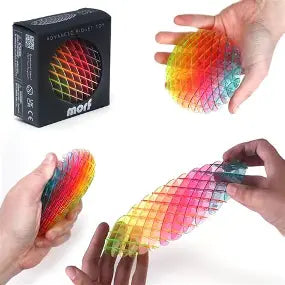 3D flexible grid worm fidget