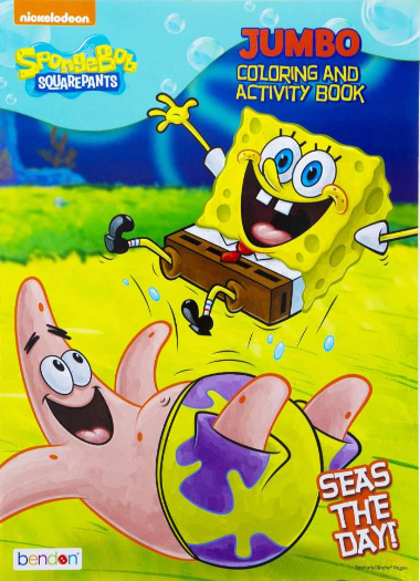 Jumbo SpongeBob Coloring Books