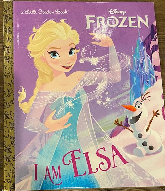 Disney frozen I am Elsa Little Golden Book