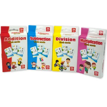 Jumbo Double Sided Flash Cards