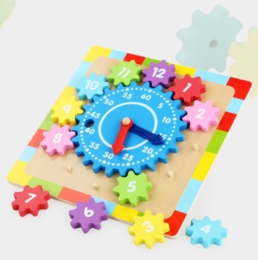 Wooden Gear Clock Puzzle – LPFS