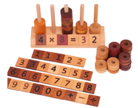 Wooden Number Blocks