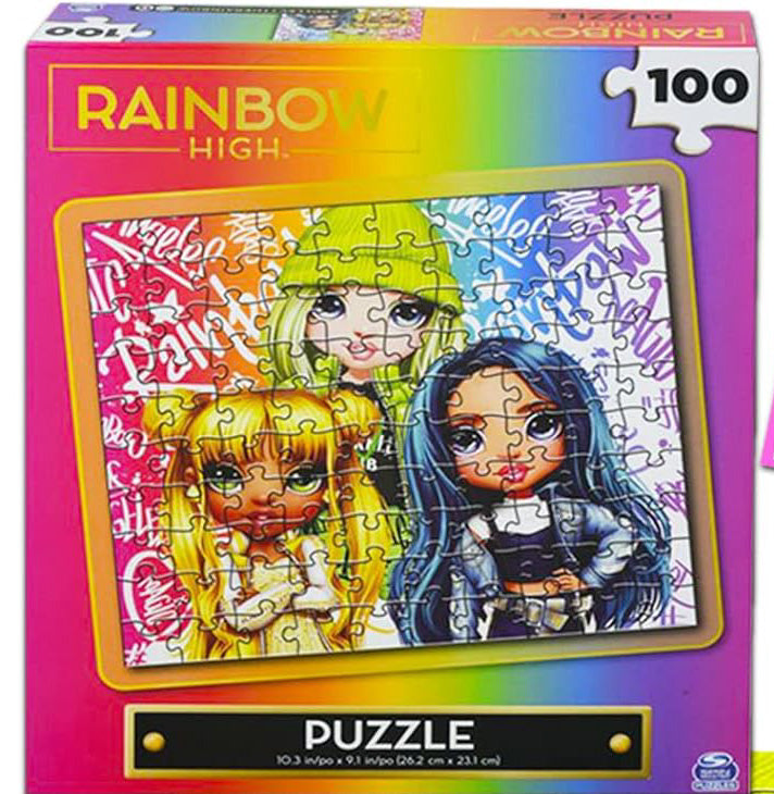 Rainbow High 100 piece puzzle
