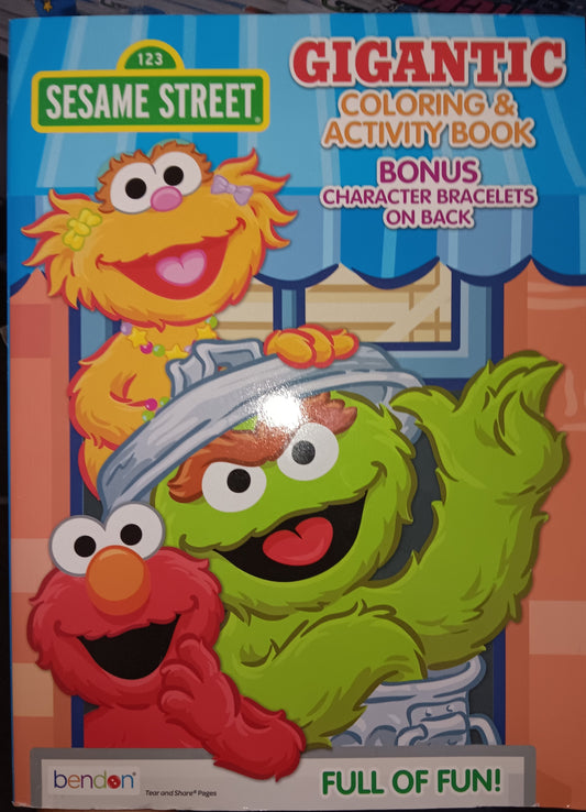 Sesame Street Gigantic coloring and activity book